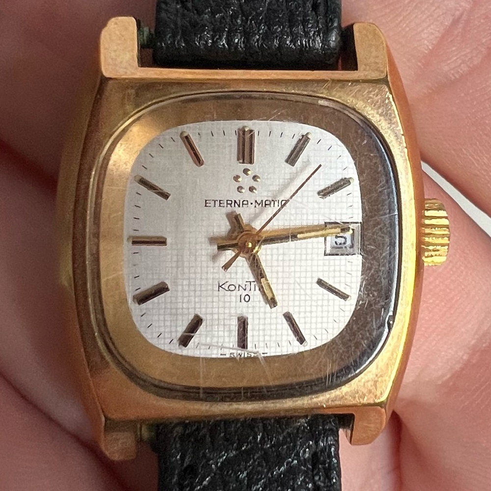 Vintage Eterna-Matic Kontiki 10 wristwatch